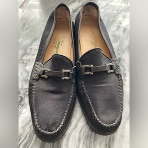 Ferragamo Sport loafers, 8.5B, fabric with leather trim.  Very nice condition.